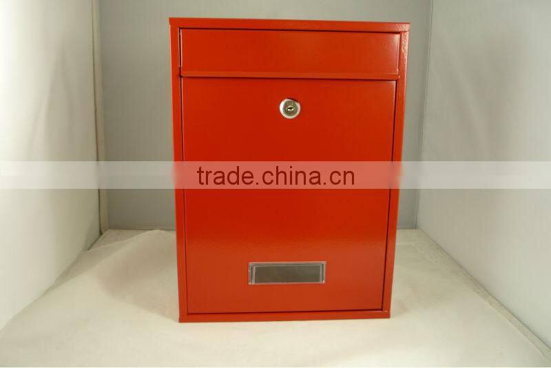 Wall Mount Red Mail Boxes with Keys