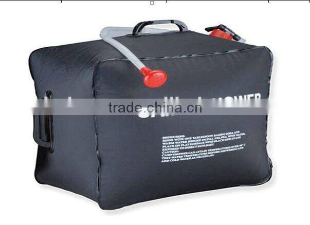 20L black solar heating outdoor emergency neccessity bag camping portable shower