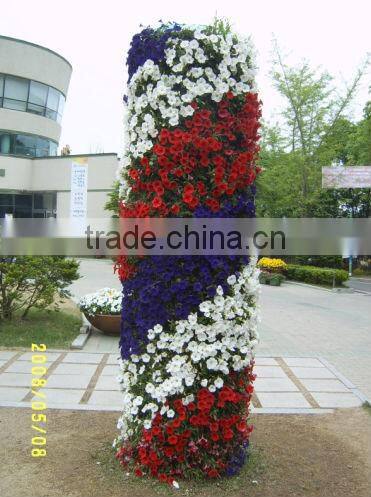 Hanging on Wall Vertical Garden Pot Plastic Green Wall Planters