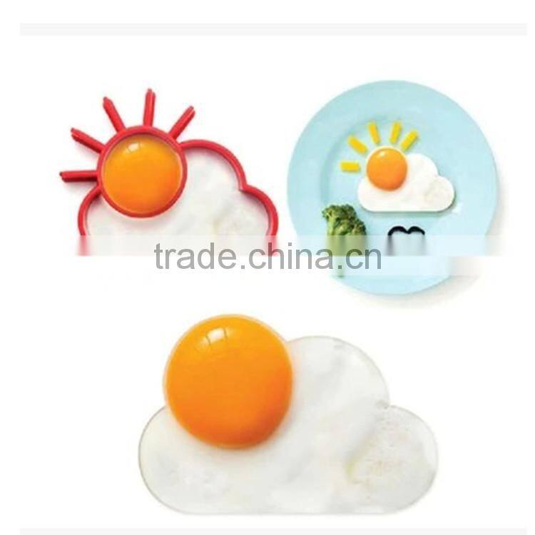 100% Food Grade Silicone Fried Egg Mould/Pancake Ring/Egg Tray Sunny Cloud Egg Shapers Mold