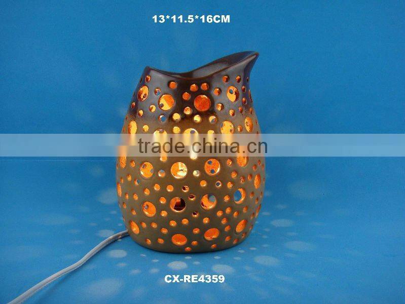 Ceramic oil burner-Constant Temperature Electric Ceramic Wax Warmer for Soy Wax