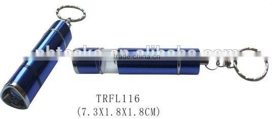 Good quality mini LED telescopic lantern flashlight keychain