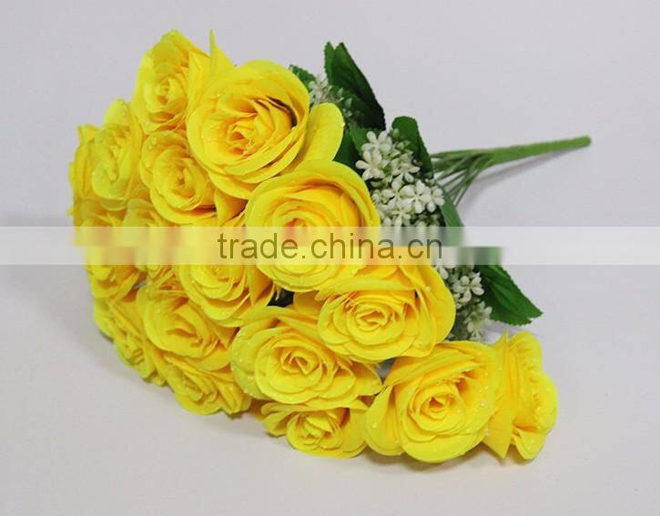 Vente en gros de roses artificielles fabriquees en Chine