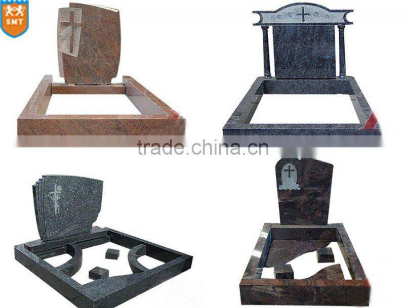 Chinese Shanxi Black Granite Tombstone & Monument