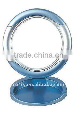 fashion and round plastic double Cosmetic Mirror