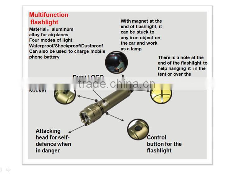 Car Emergency Tools Kit Auto Emergency Lighting Survival Tools Jump Start Repair Tools