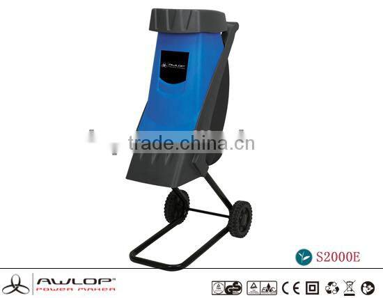 AWLOP 2000W Electric Shredder Machine Chipper Shredder Garden Tools