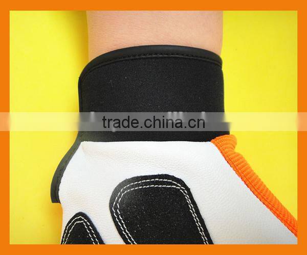 Cheap Custom Fashion Neoprene Spandex Garden Safety Work Mechanical Palm Grip Leather Women Garden Gloves