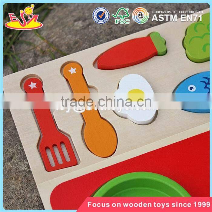 wholesale preschool play food wooden cooking toys new design wooden cooking toys for kids W10B187