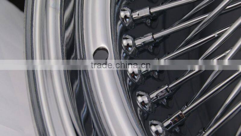17x9 Knock-off 100 Spoke Wire Wheel Adapter