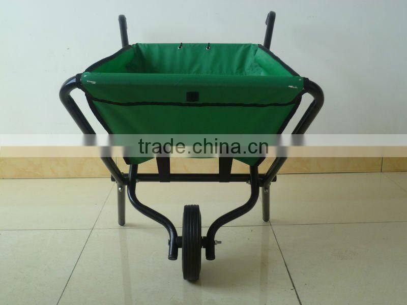Polyster folding wheelbarrow