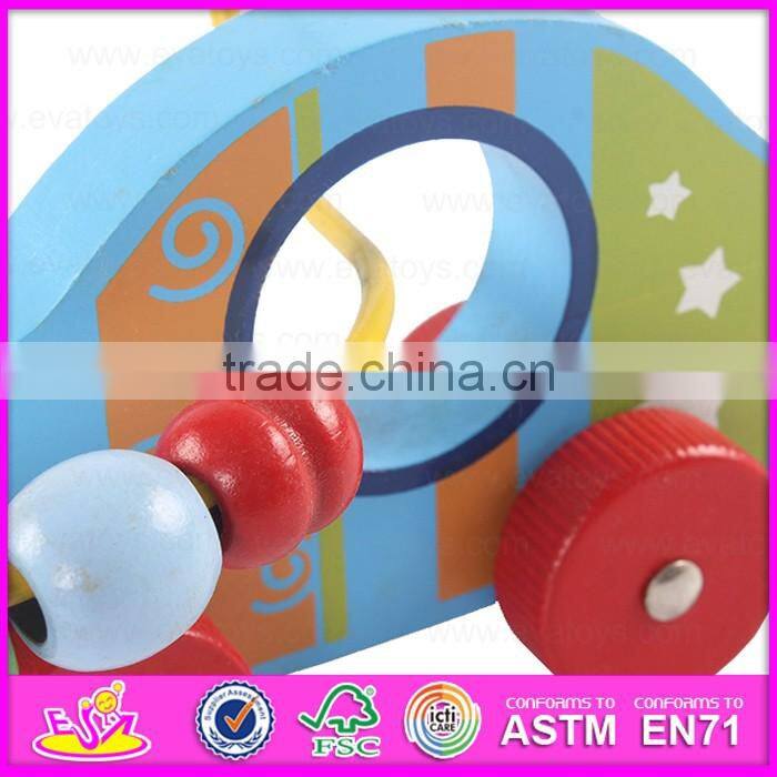 2016 brand new wooden beads toy, educational wooden beads toy, preschool wooden beads toy W11B085