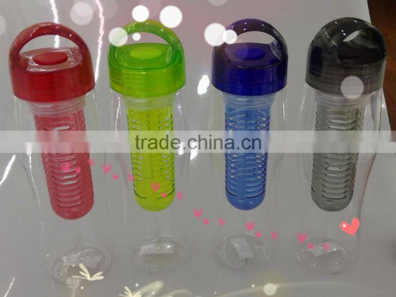 New Tritan Juice Cup Sports Bottle Fruit Cup Creative Vitality Of Bottle Outdoor Portable Water Cup