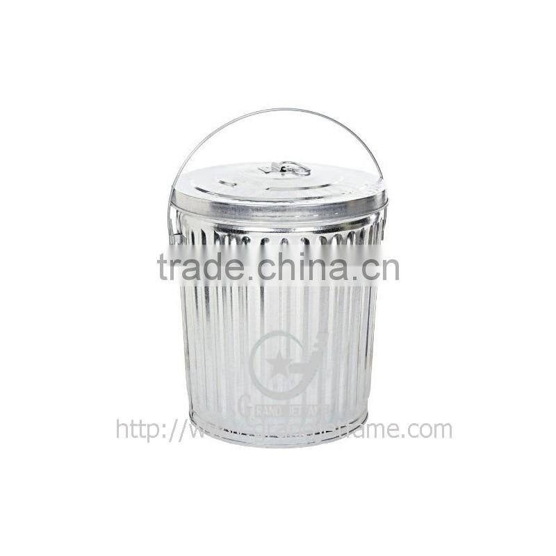 Metal garbage container durable garbage container used containers