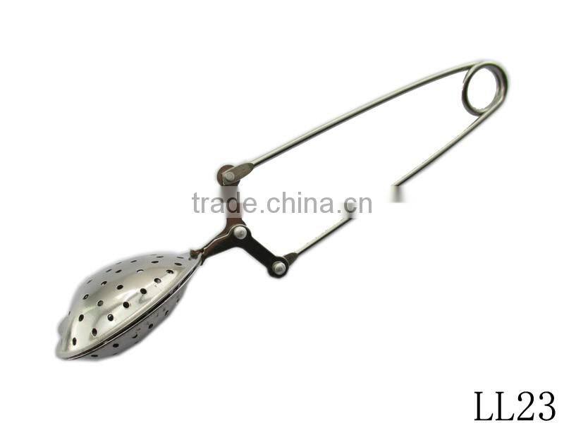 Latest design food grade eco-friendly heart shape tea strainer
