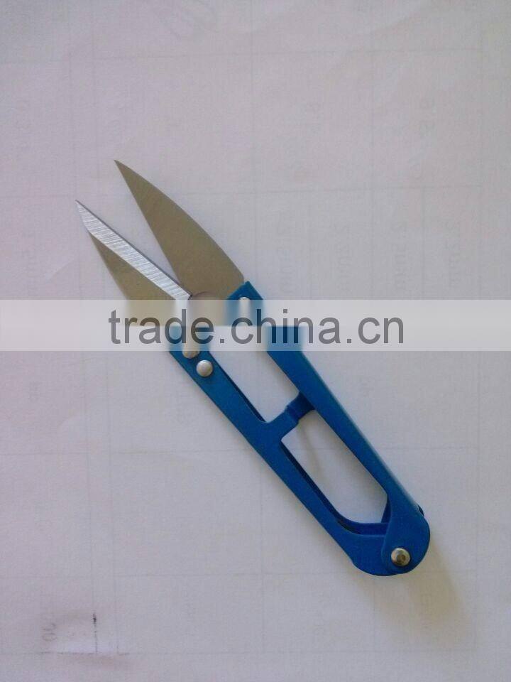 ST016 4-1/4" FDA durable plastic handle fishing line scissor