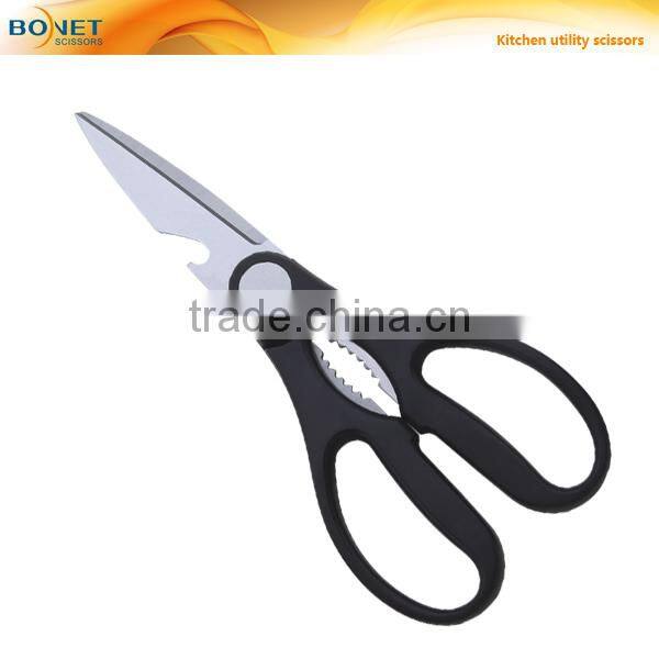 S52018N FDA certificated 8" magnetic cover kitchen scissor with bottle opener