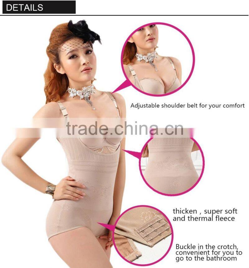 Women Lingeri Bodysuits Shapewear Underwear Plus size Body Shaper Waist Training Corsets Buckle In The Crotch High-elastic