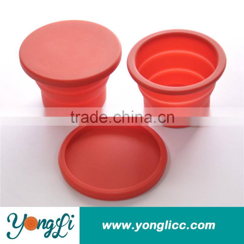 Flexible Silicone Baby Drinking Cup Water Foldable Cup