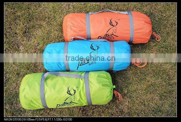 Mellow and full double layer 1-2persons camping tent