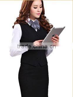 65% Polyester 35% Viscose Fabric Business Office Uniform Designs For Fat Women