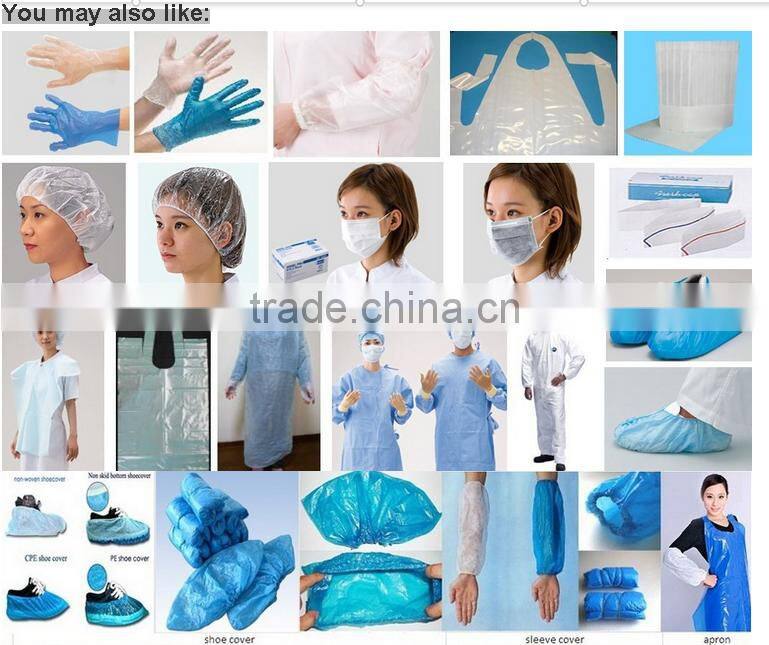 Polypropylene Nonwoven/SMS/PP+PE/Medical//Hospital Surgeon/Polyethylene/PE/CPE/PP Coverall