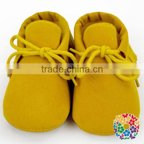 Pink Color Baby Shoes With Fringe Tassels Soft Sole Baby Leather Shoes Newborn Baby Shoes Manufacturer In Chian Yiwu