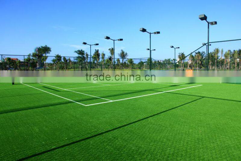 fibrillated yarn stadium project artificial turf for golf ,tennis grass --G003