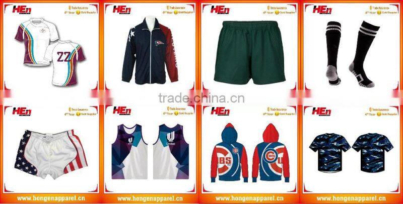 Hongen apparel Custom Spandx sublimation team American football sets uniforms Dye sublimation sports football kits uniforms