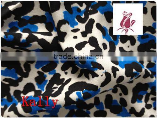 shaoxing cicheng textile high qulity printed sateen rayon fabric