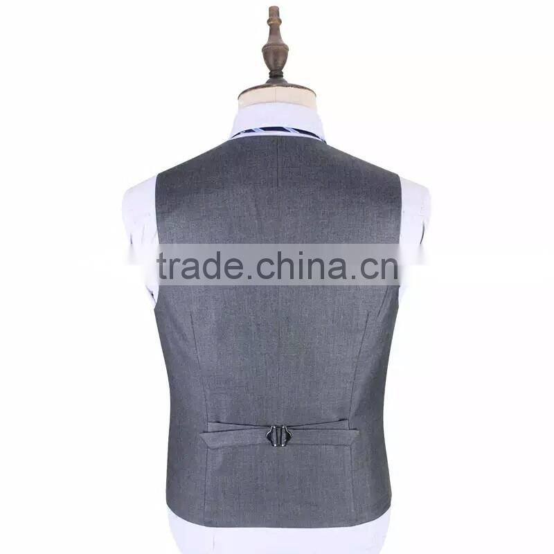 2016 custom latest casual waistcoat for men