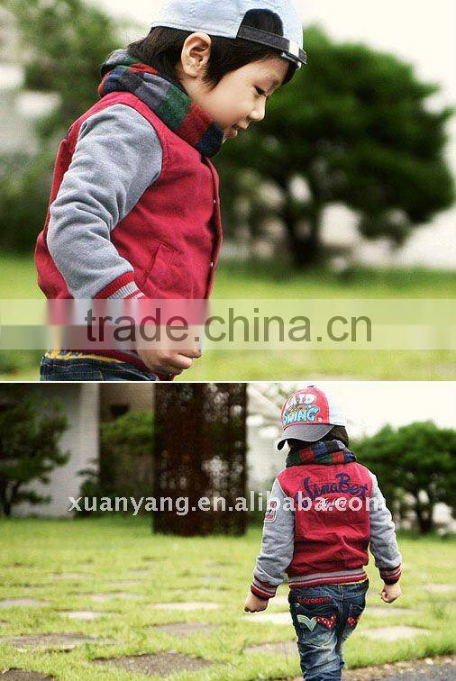 new design fashion children coat ,high quality and wholesale boys coat