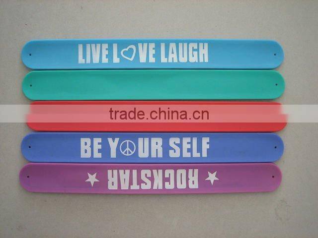 Top quality customized cheap silicone rubber bracelet