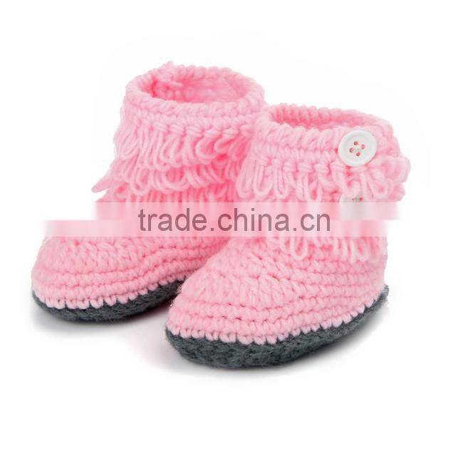 new hand knitting shoes baby prewalker shoes children knitted footwear