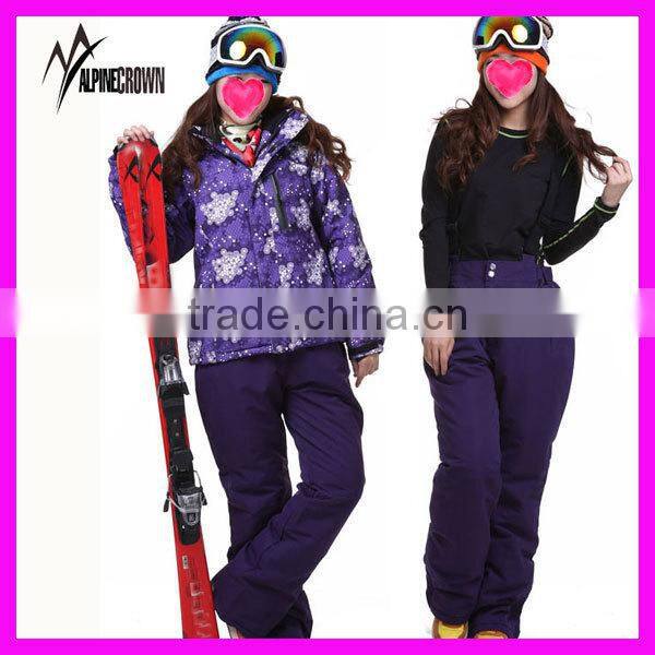 2017 Popular Newest Outdoor Winter ladies ski clothes,ski jackets ladies,ladies ski clothing