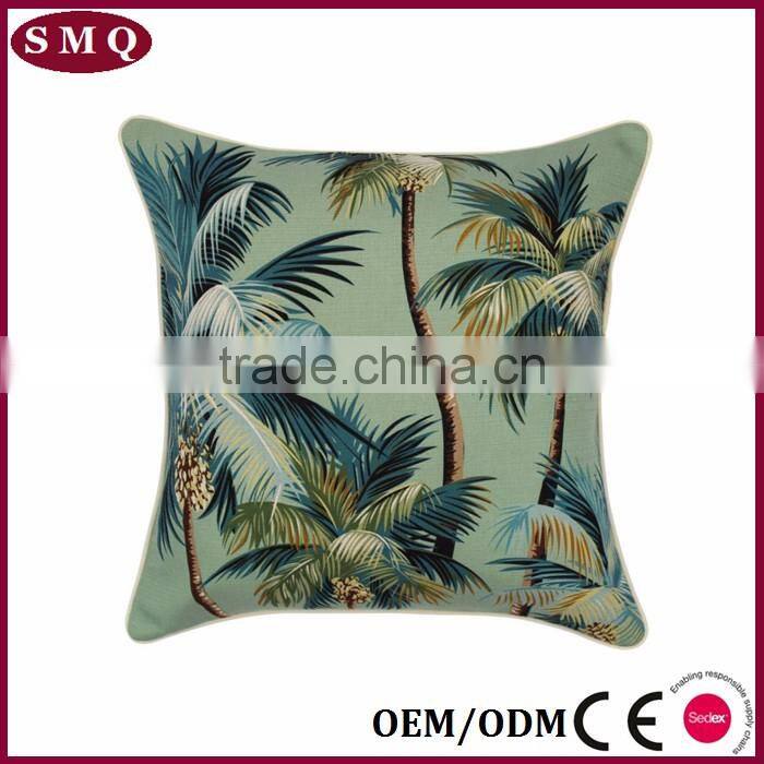 tropical design printed outdoor cushion cover