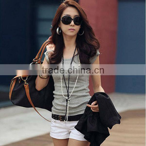 Hot sale T Shirt Design Fashion Ladies T Shirts Teen Top Fashion Girl T Shirt