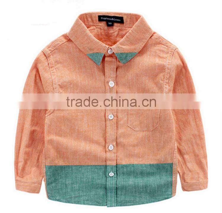 New design long-sleeved blouse boy kids cartoon t-shirt children