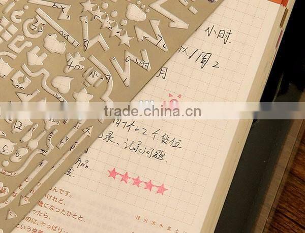 Multifunctional Metal Bookmark Ruler /Planner,Scrapbooking templates
