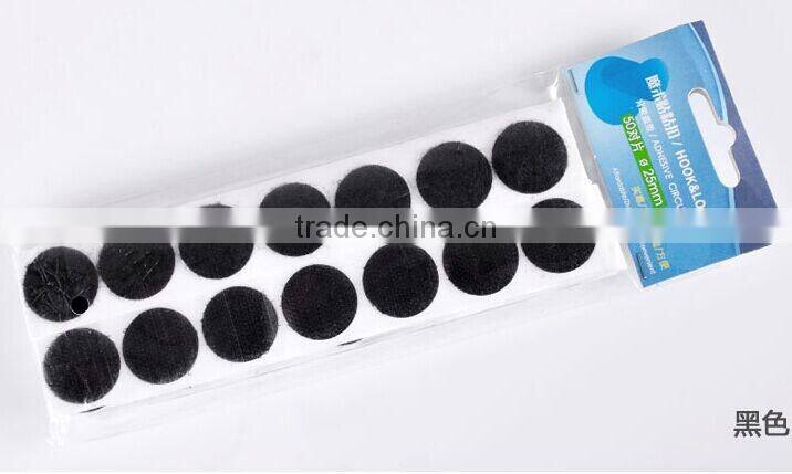 coins, squares, tapes hook and loop ,sewn black and white color