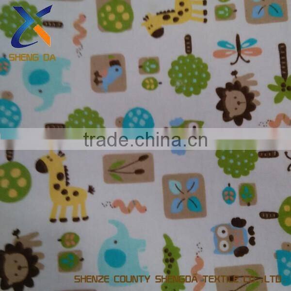 fabric 50% cotton 50% polyester print fabric