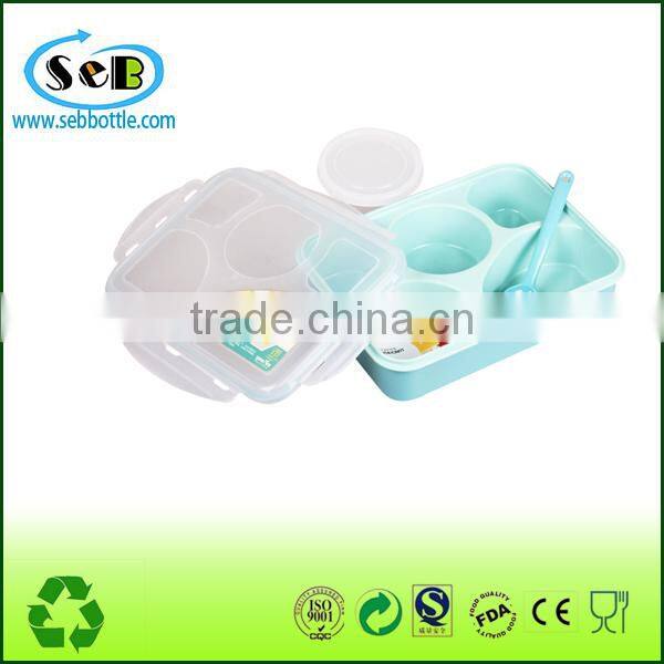 microware safe plastic food container rectangular with lid