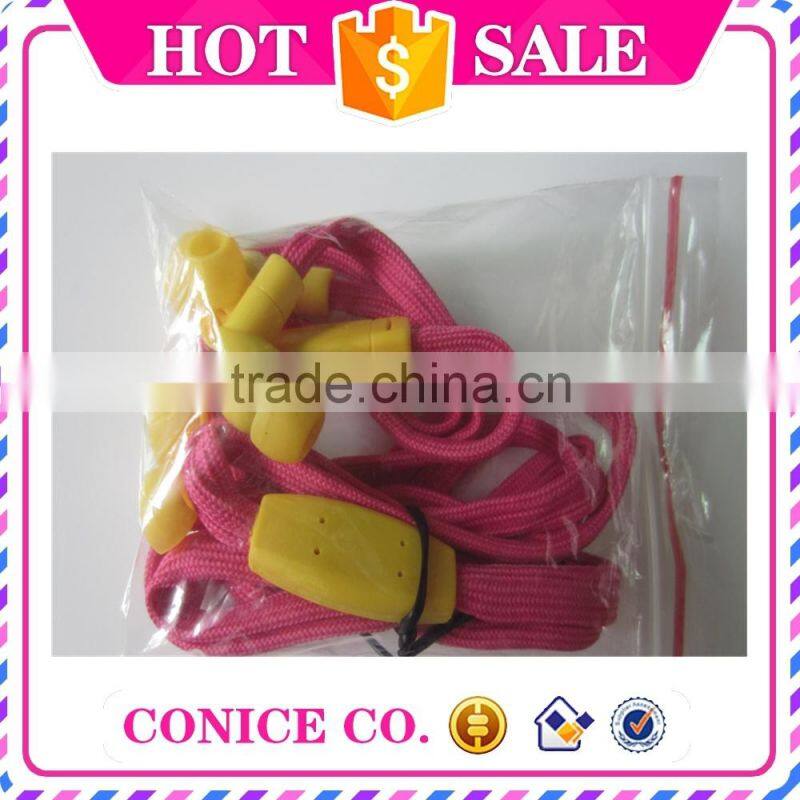 2015 most stylish top quality stereo sound shoelace earphone for wholesale