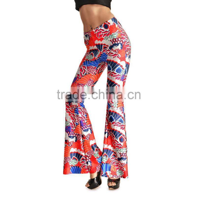scale Plus size bell bottom pants/ morning xg new design flares/ wide legging flare trousers