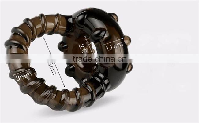 Male Penis Ring Triple Lock Sperm Time Delay Cock Rings Ball Stretcher Chastity Belt Sex Toys