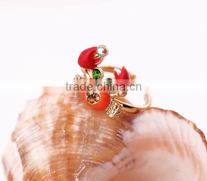 Fashion Chain Anklets with Foot Toe Ring Anklets for Foot,Fashion Jewelry Sets Crab Foot Chain and Toe Ring