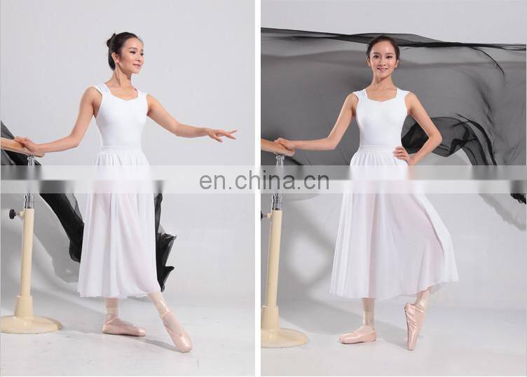 11514403 Chiffon Pull On Dance Skirt Long Ballet Skirt
