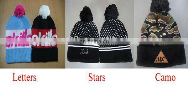 Mustard Plain Winter Beanie Woven Label Slouchy Beanie