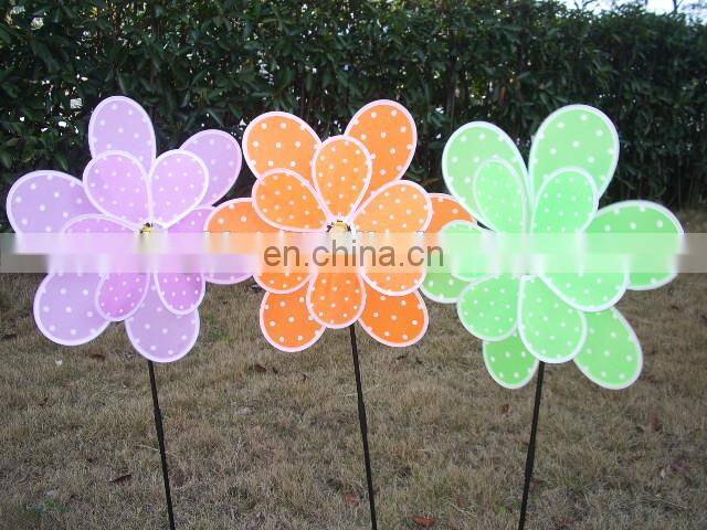 High quality best price toy windmills decorative windmill flower wind spinners