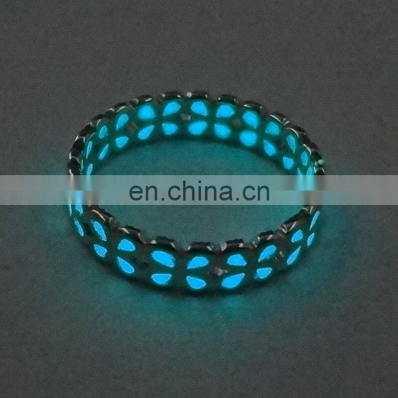 Luck Hollow Out Glow in the Dark Ring Luminous Ring For Men Women